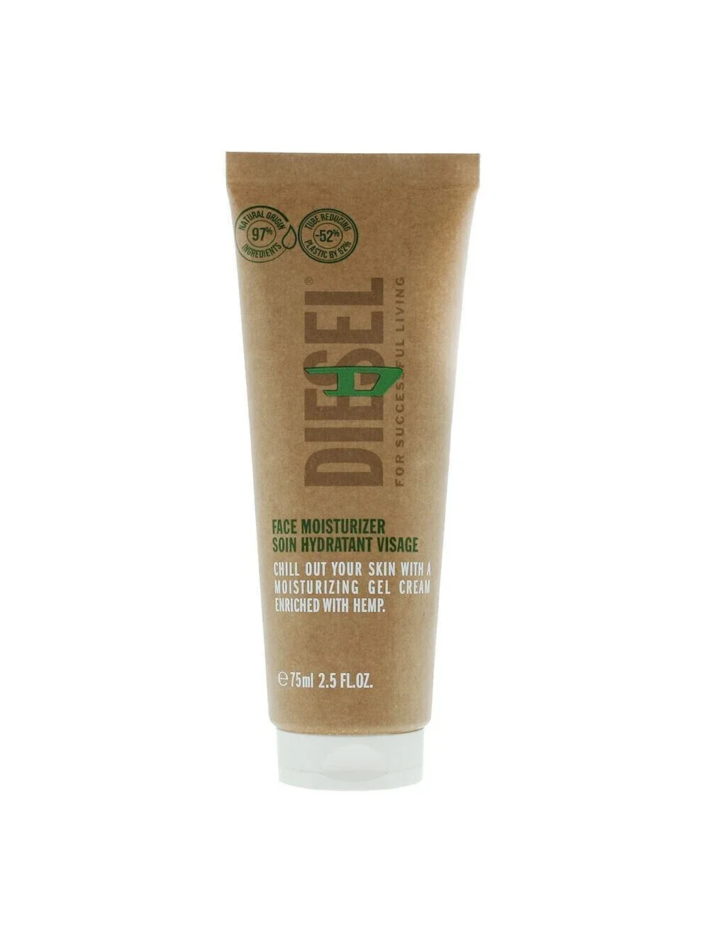 2x Diesel D Unisex Face Moisturizer 2.5 oz / 75 mL  NWOB